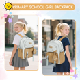 thumbnail image 2 of Fegat Girls Boys School Backpack, Large Capacity Student Middle School Backpack,Lightweight Waterproof Casual Bag with Cute Coin Purse,Ideal Gift for Travel Casual School, 2 of 8