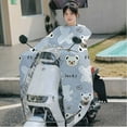 thumbnail image 2 of Summer Windshield Electric Vehicle Sun-proof Rain-proof Cape Type Windshield Battery Car Windshield Coat Waterproof Four Seasons Universal, 2 of 6