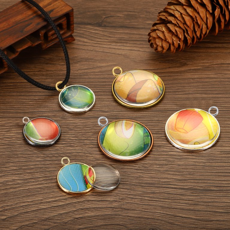 UNICRAFTALE 20/25 mm, ca. 12 stuks vierkante roestvrijstalen hangerdienbladen, blanco bril, hypoallergeen, basis hanger, cabochon parameters voor sieraden, kleur van roestvrij staal