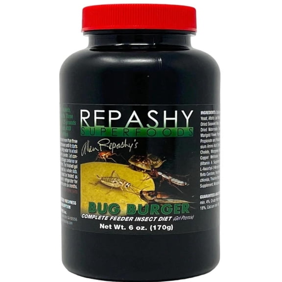 ALIMENTO PARA REPTILES BUG BURGER REPASHY 170 GR