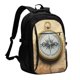 thumbnail image 1 of Easygdp Magnetic Old Compass On World Map Mochila para Laptop de Viaje con Puerto USB, Mochila para Laptop con Puerto de Carga USB para Mujeres y Hombres, 1 of 7