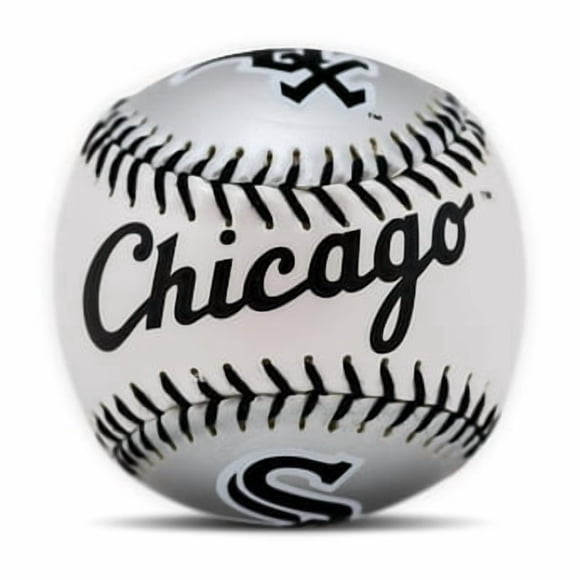 Franklin Sports chicago White Sox MLB Team Baseball - Logo d'Équipe MLB Soft Baseballs - Baseball Jouet pour Enfants - Excellente Décoration pour Bureaux et Bureau