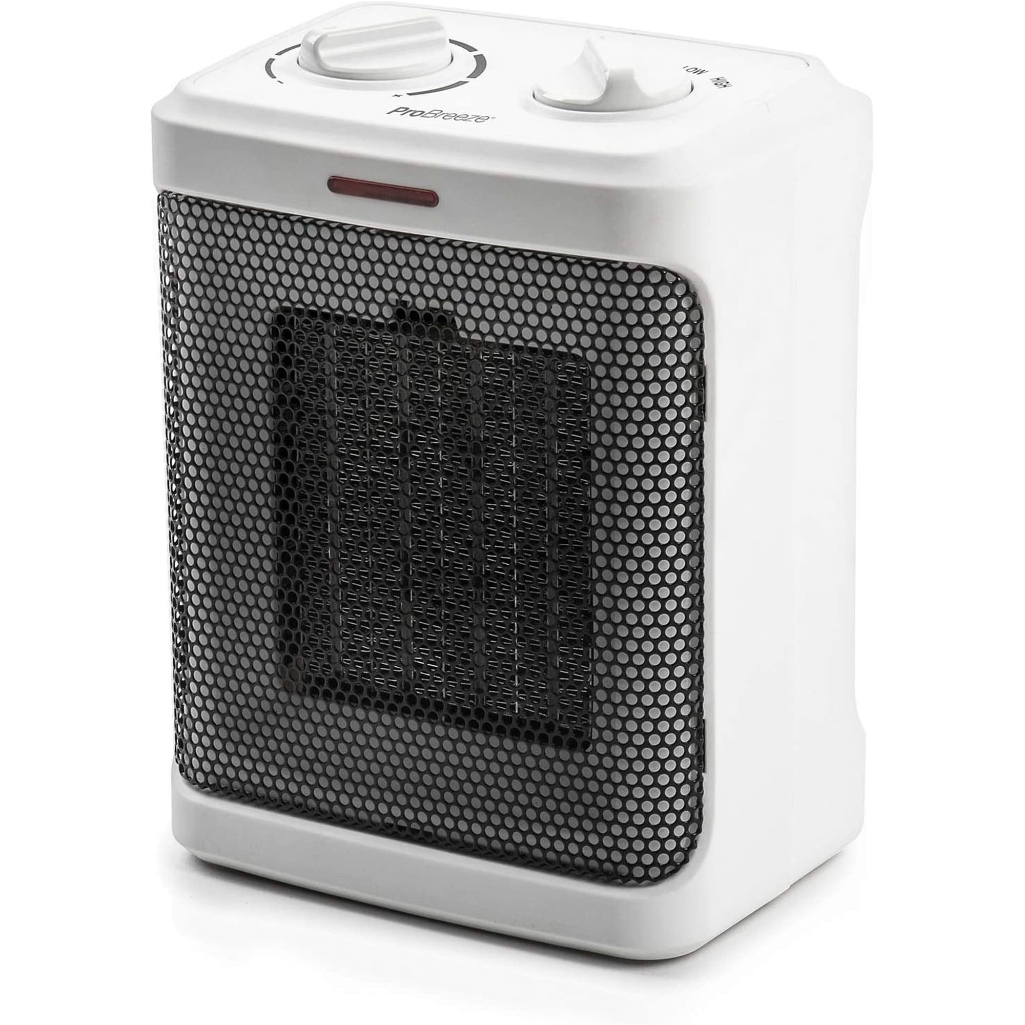 1500W Mini Ceramic Space Heater with 3 Operating Modes, Adjustable  Thermostat, Overheat and Tip-Over Protection for Home, Office and Under  Desk - White | Walmart Canada