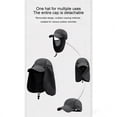 thumbnail image 3 of jobturf Sun Hats for Men Wide Brim UV Protection Fishing Hat with Face Mask and Neck Flap Lightweight Breathable Summer Balaclava, 3 of 8