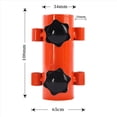 thumbnail image 4 of Ensemble de 4 Pcs de Mâtx de Store Tube Fixe Coupe-Vent Réglable Accessoires de Support de Tente de Camping Extérieur-Orange, 4 of 5
