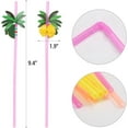 thumbnail image 2 of GoXteam 100 Coconut Tree Drinking Straws, Hawaiian Beach Cocktail Luau Party Decorations Supplies, 2 of 7