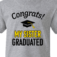 thumbnail image 4 of Inktastic Congrats My Sister Graduated with Cap Youth T-Shirt, 4 of 5