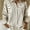 Apricot, variant on Women's Elegant Lapel Checkered Blouse – Long Sleeve Plaid Button Up Shirt, Loose Casual Office & Everyday Top Red,XXL