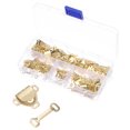 thumbnail image 4 of Juego de Costura Unique Bargains 60 Ganchos y Ojos Dorado, 4 of 5