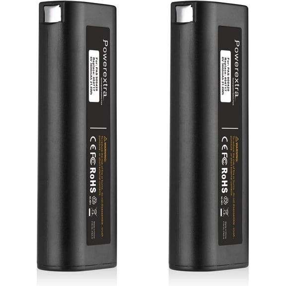 2 Pack 6V 3600mAh NI-MH Battery Compatible with Paslode 404717 B20544E BCPAS-404717 404400 900400 900420 900600 901000 902000