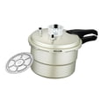 thumbnail image 3 of Luzkey Aluminum Alloy Pressure Cooker Pressure Pot for Gas or Induction Rice Cookware Universal Kitchen Stew Soup Pot for Commercial 20cm, 3 of 7