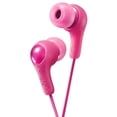 thumbnail image 1 of JVC Gumy in Ear Earbuds, sonido potente, ajuste cómodo y seguro, almohadillas de silicona S/M/L - HAFX7P rosa, 1 unidad (paquete de 1), 1 of 5