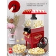 thumbnail image 6 of Air Popper Popcorn Maker,Vintage Table-Top Popcorn Maker, 1400 Watts, 120 V Home Electric Hot Air Popcorn Machine with Measuring Cap,  Oil Free & BPA-Free, Red, 6 of 13