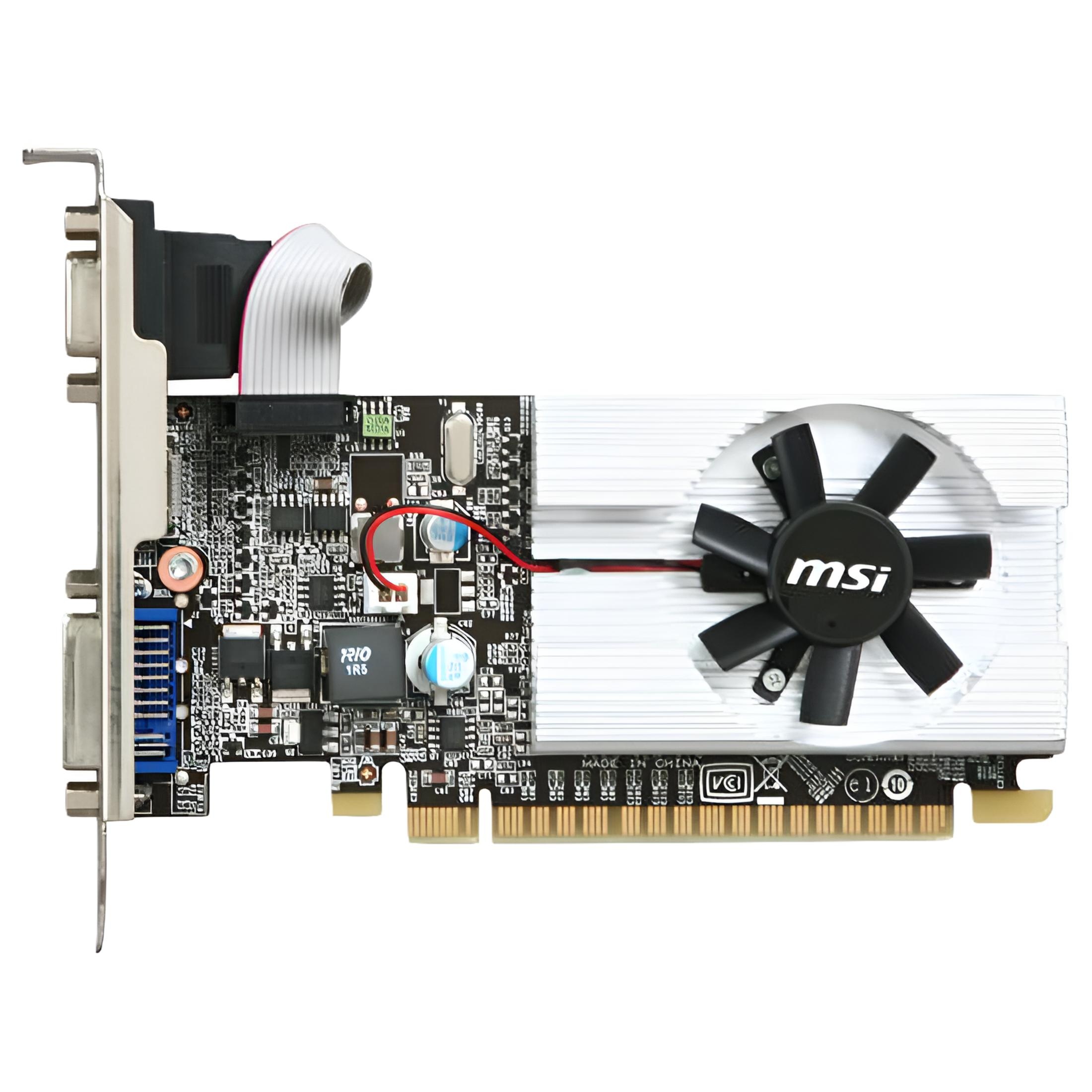 MSI Geforce 210 1024 MB DDR3 PCI-Express 2.0 Graphics Card MD1G/D3