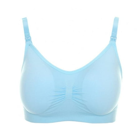 

Women s Nursing Bra Adjustable Shoulder Straps Casual Seamless Breathable Pregnant Feeding Bra