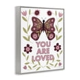 thumbnail image 2 of Stupell Industries Traditional You Are Loved Symmetrical Gray Framed Giclee Art, 24 x 30, by Susan Ball, 2 of 8