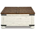 Signature Design by Ashley Casual Wystfield Coffee Table White/Brown