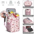 thumbnail image 5 of Strawberry Themed Insulated Cooler Backpack - 20L Soft Cooler Bag for Summer Outings, Parties & Travel, Easy to Clean PEVA Lining, 5 of 5