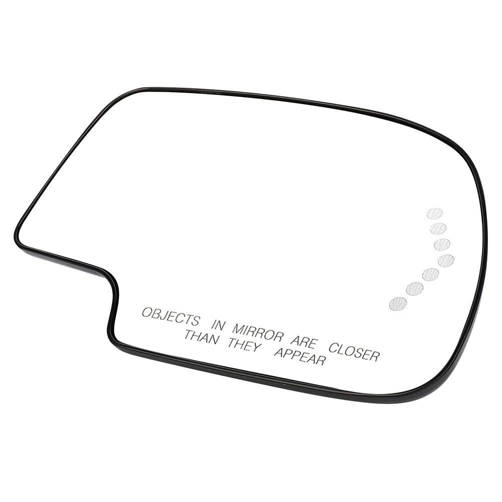 SCITOO Right Side Mirror Glass Fit for 2003-2004 for Chevy Silverado 2500 2003-06 for GMC Yukon 