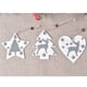 thumbnail image 5 of Decoración de árbol de Navidad, suministros para fiestas, colgantes de vacaciones, accesorios DIY, colgante de para Navidad, diseño de Kits de decoración para fiestas en forma de corazón Bewildely HA069604-03, 5 of 6