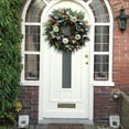 thumbnail image 6 of 14 Inch Winter Wreaths for Front Door Indoor Outdoor Wreaths Christmas Wreath Winter Wreath,Wreath for Home Christmas Wall Fireplace Window Party Holiday Decor(Green), 6 of 7