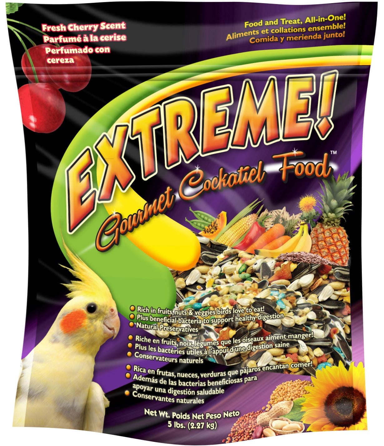 Extreme! Gourmet Cockatiel Food, Fresh Cherry Scent