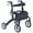 Black, variant on LivingSURETM Carbon Fiber Rollator XL, Adjustable Handle - Supports Up To 300 Pounds, Red