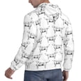 thumbnail image 6 of Honeii Labrador Retriever Dog Pattern Mens Hoodies Men's Loose Sleeve Sweatshirt,Pullover Hooded Sweatshirt for Men,Essentials Hoodie-XX-Large, 6 of 7