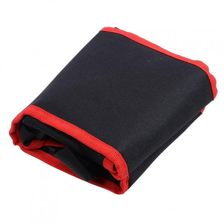 

Garden Tote Bag Waist Strap Garden Tool Waist Bag Electricians For Garden Workers Maintenance Workers Storage Garden Plant Tool Black + Red