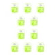 thumbnail image 1 of Cateissary Jabón de papel a mano Desechable Perfumado Viaje Limpieza Baño Desinfección Pétalo Rebanada Piel Hogar GreenJasmine verdejazmín 10piezas, 1 of 6