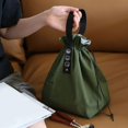 thumbnail image 4 of Contenedor portátil para cena de picnic al aire libre, bolsa de lona para almuerzo, lonchera tipo bento, bolso de mano, canasta de picnic para mantener la comida fresca en la escuela, lonchera B, 4 of 7