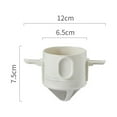thumbnail image 6 of Sunjoy Tech Coffee Filter Cup Reusable Portable Stainless Steel Food Grade High Temperature Resistant Anti-clog Good Filter Effect Coffee Filter Drip Mug Coffee Dripper, 6 of 8