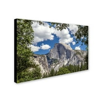 Trademark Fine Art "Yosemite Half Dome" Canvas Art by Pierre Leclerc