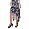 thumbnail image 3 of Moomaya Printed High-Low Style Sleeveless Dress For Women With Halter Neck, 3 of 5