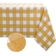 thumbnail image 1 of Mantel de PVC impermeable, mantel rectangular de vinilo a prueba de derrames a prueba de aceite, cubierta de mesa lavable para uso en interiores y exteriores de color caqui brillar Hogar, 1 of 6