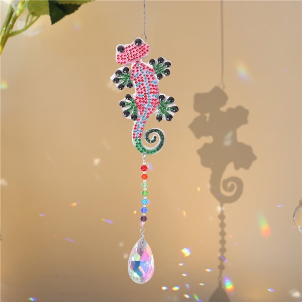 Cuadros Decorativos Bricolaje Crystal Point Drill Light Catcher 5D Diamond Painting Ornamento para colgar en la pared