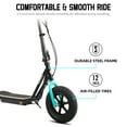 thumbnail image 2 of JOYSTAR Starmoto 12" Electric Scooter for Kids Ages 6-12, 250W 13.6Mph 8 Mile Range,Thumb Throttle for Easy Riding, All-Metal Body Supports 220 lbs – Black, 2 of 6