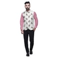thumbnail image 5 of Atasi Block Marriage Ethnic Coat For Men Printed Nehru Jacket Mens Bandhgala Casual Vest Jacket-Medium, 5 of 6