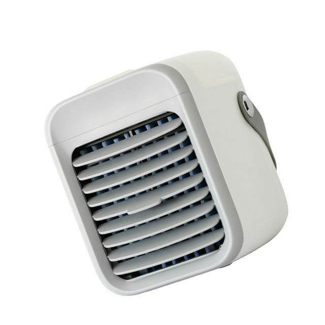 Mini Aire Acondicionado, Humidificación Por Niebla, Tanque De Agua De 300mL, Batería De 2000mAh, Enfriador De Aire Portátil Para Sala De Estar Y Dormitorio