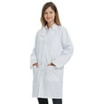 thumbnail image 1 of VOGRYE Professional Lab Coat for Women Men Long Sleeve, White, Unisex, 1 of 3