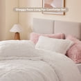 thumbnail image 5 of Home Essence Apartment Leena Shaggy Faux Fur Comforter Set, King/Cal King, Ivory, 5 of 12