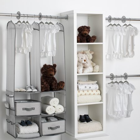 UPC: 0080213080259 | Delta Children 24-Piece Nursery Storage Set – Gray