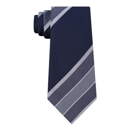 Kenneth Cole Reaction Mens Highlight Silk Striped Neck Tie