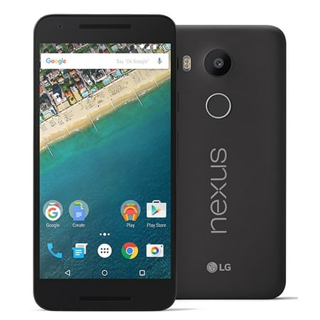 Cell Phone Unlocked Google Nexus LG Google Nexus 5X H790 32GB Unlocked GSM & CDMA 4G LTE Android Phone w/ 12.3MP Camera - Carbon (Refurbished) ()