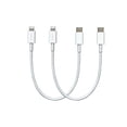 thumbnail image 2 of HomeSpot Cable corto USB C a Lightning 8 pulgadas 2 Pack Apple MFI Cab, 2 of 2