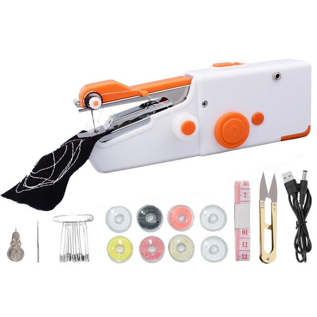 Máquina de coser portátil de mano BIDDFA mini eléctrica