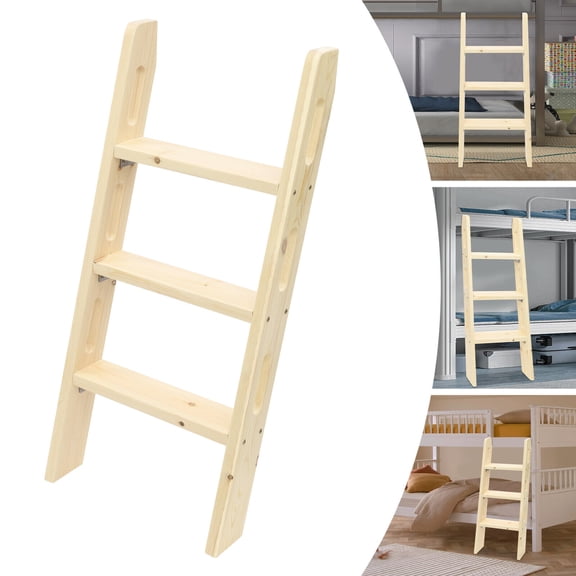 18.11*39.37 Free Standing Modern Wood Color Universal Space-Saving Motorhome Long Climb  Step Ladder