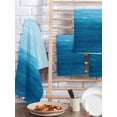 thumbnail image 2 of Sky Blue Ombre Hand Towels Set,Waffle Weave Kitchen Towels 4 Pieces,Modern Abstract Art Ocean Oil Painting Microfiber Hair Face Bath Tea Towel Absorbent Quick Drying Cleaning Dish Cloths,15.7"x23.6", 2 of 7