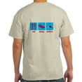 thumbnail image 2 of CafePress - Eat Sleep Slalom Waterski Light T Shirt - Men's Classic Graphic T-Shirt, 2 of 5