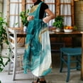 thumbnail image 3 of Uootdi Robes Tablier pour Femmes Col Rond Sans Manches Imprimé Floral Poche Robes Maxi Boho Légères Amples Robes Chasuble Cadeau, 3 of 7